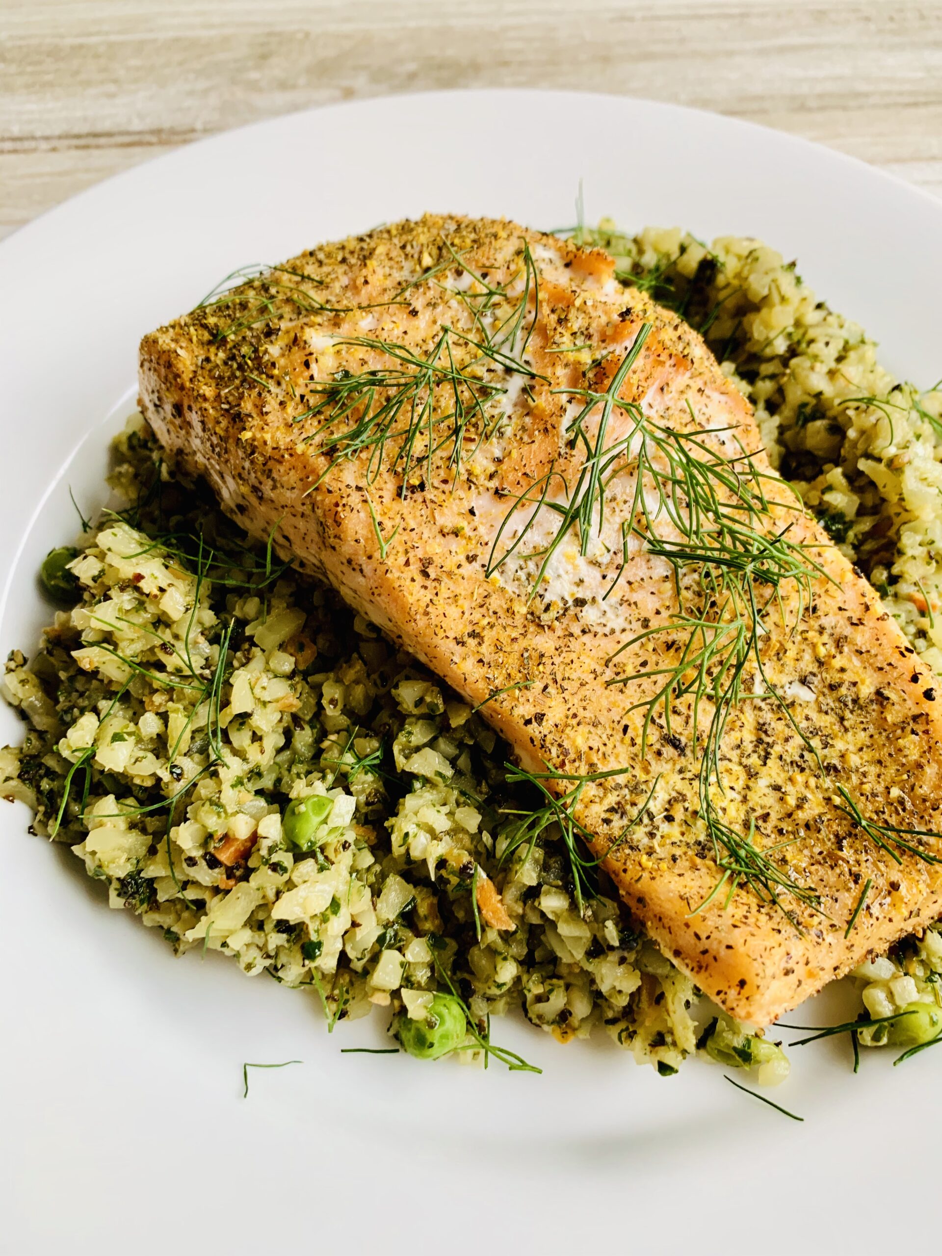 Lemon Pepper Oven Baked Salmon - Hungry Lilies