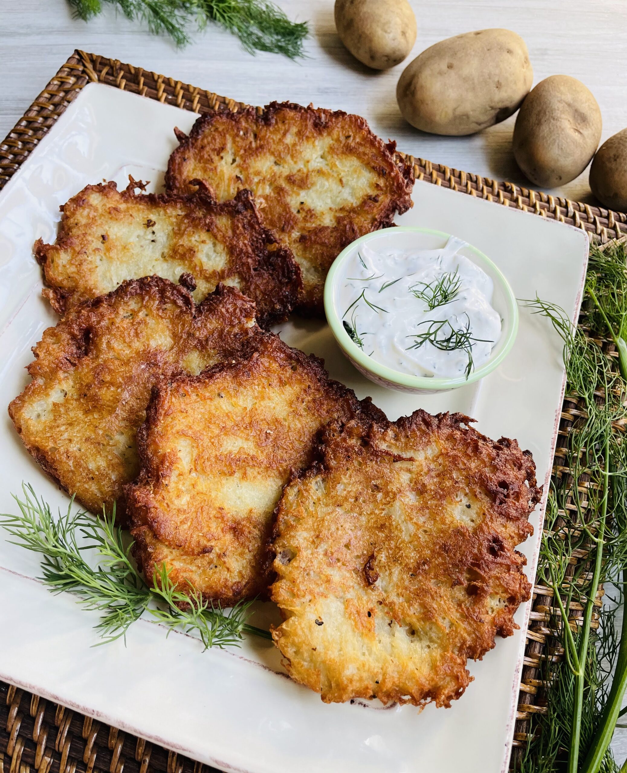 Crispy Potato Pancakes Hungry Lilies